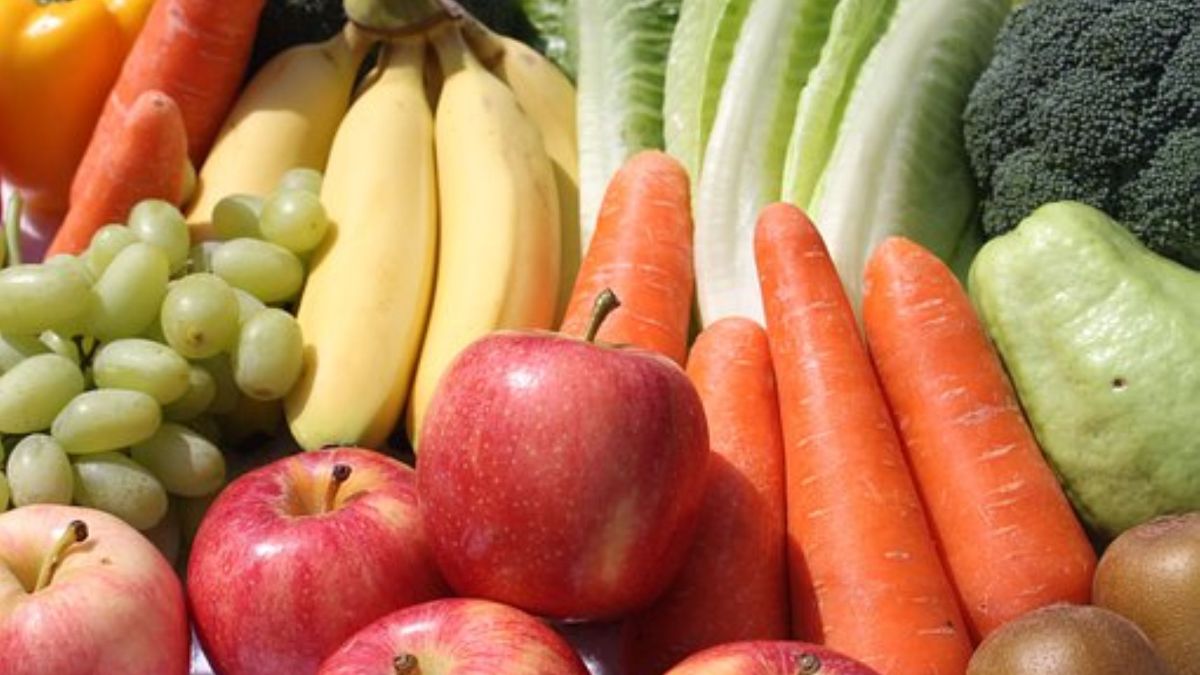 Obst und Gemüse für eine basische Ernährung